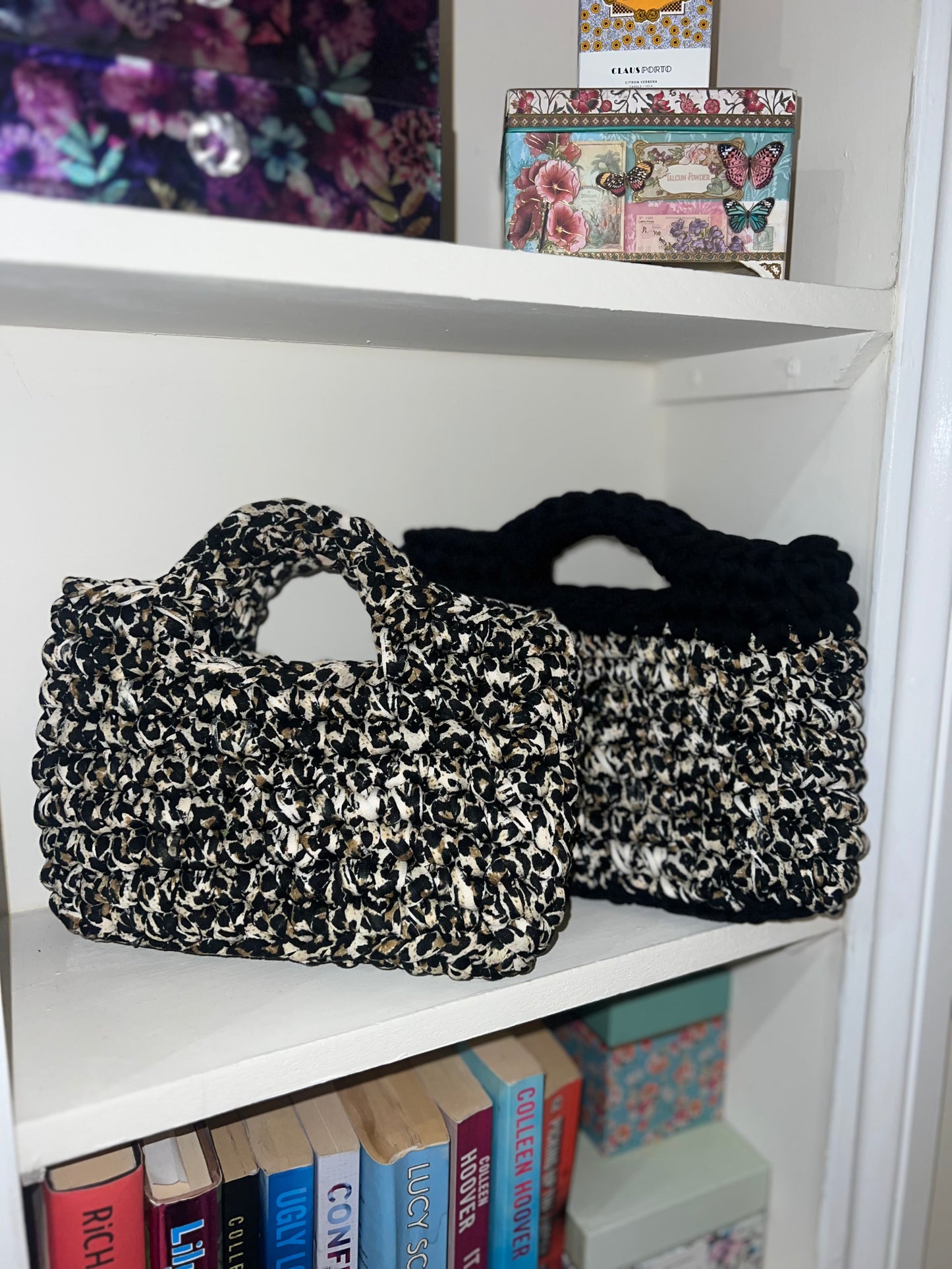 Alexandra - Black and Animal Print