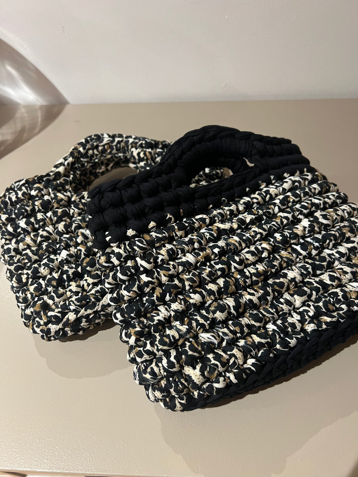 Alexandra - Black and Animal Print