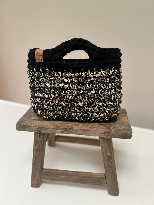 Alexandra - Black and Animal Print